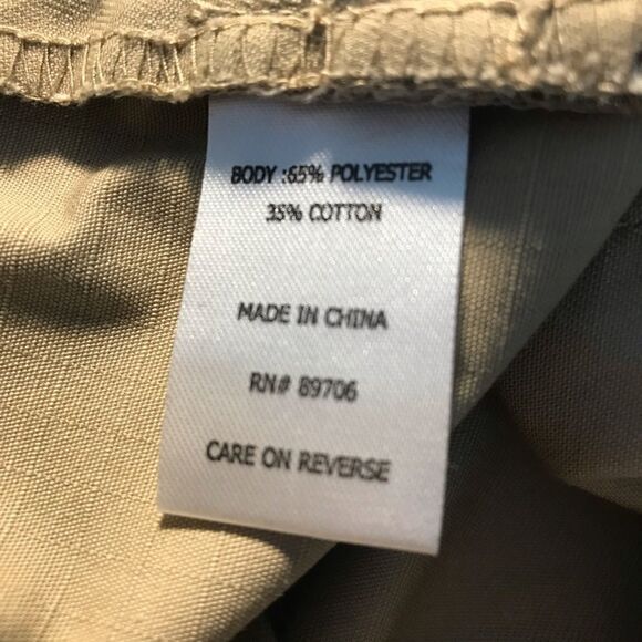 Propper Pants Women’s Size 12 Khaki Class B Classic Fit Cargo Pockets Classic - Picture 8 of 10